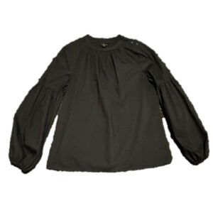 Worthington Black Size Large Blouse